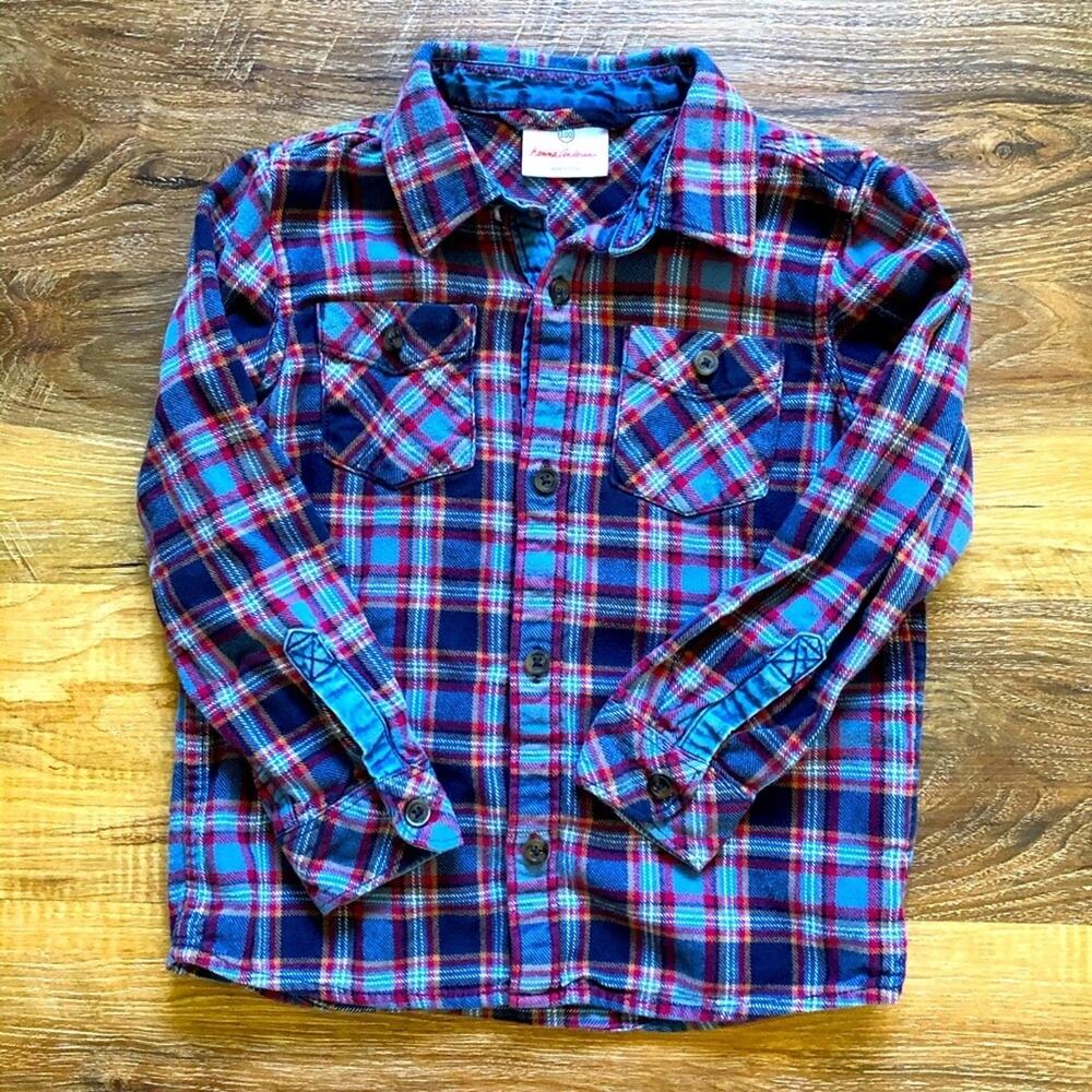 Hanna Andersson Flannel Long Sleeve Size 5